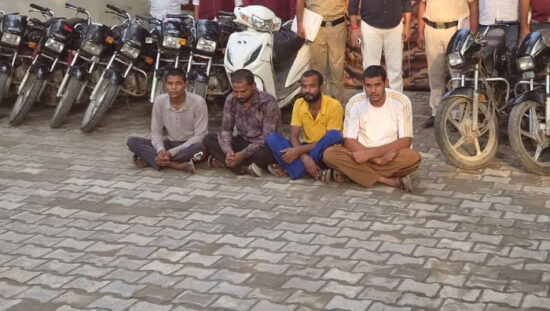 फरीदाबाद पुलिस ने अक्टूबर 2026 में 17 चोरीशुदा वाहन बरामद किए