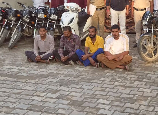 फरीदाबाद पुलिस ने अक्टूबर 2026 में 17 चोरीशुदा वाहन बरामद किए