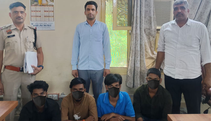 फरीदाबाद साइबर ठगी के दो मामलों में छह आरोपियों की गिरफ्तारी से जुड़ी पुलिस कार्रवाई