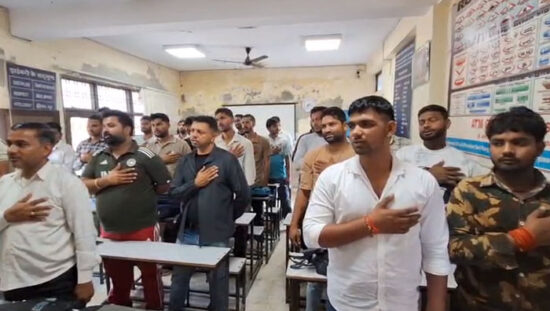 बल्लभगढ़ चालक प्रशिक्षण संस्थान में हरियाणा नारकोटिक्स कंट्रोल ब्यूरो का नशा मुक्ति जागरूकता कार्यक्रम