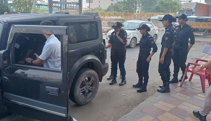 CJP प्रोटेस्ट के मद्देनजर फरीदाबाद में दिल्ली बॉर्डर पर पुलिस की नाकाबंदी और चेकिंग अभियान