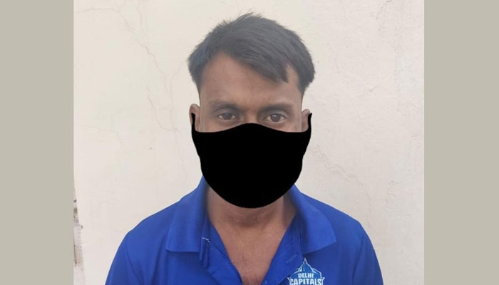 फरीदाबाद में चोरी की मोटरसाइकिल के साथ गिरफ्तार आरोपी
