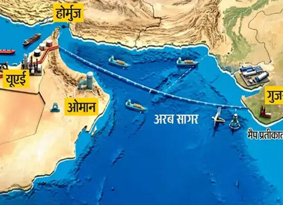 भारत-यूएई के बीच समुद्र के नीचे तेल पाइपलाइन परियोजना