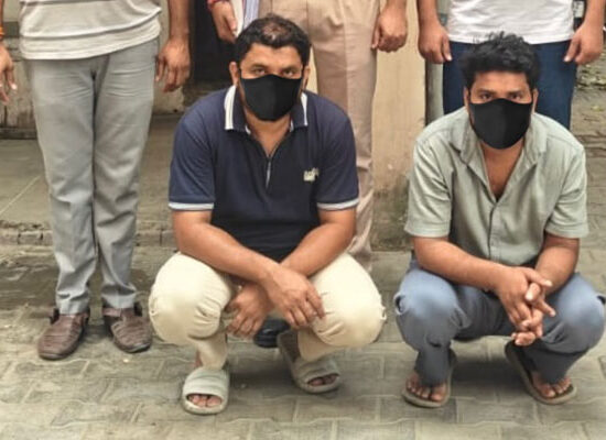 फरीदाबाद में टेलीग्राम टास्क साइबर ठगी मामले में गिरफ्तार दो आरोपी